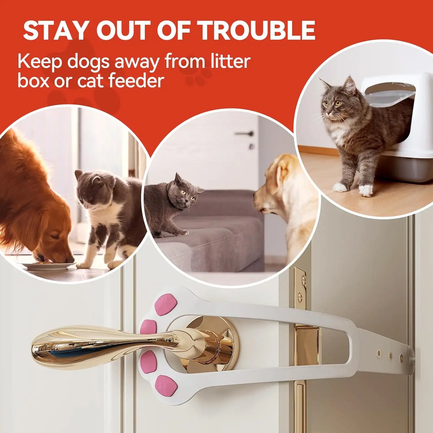 Pet Door Holder Latch