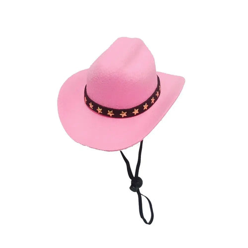 British Pet Dog Hat Star Cowboy Hat
