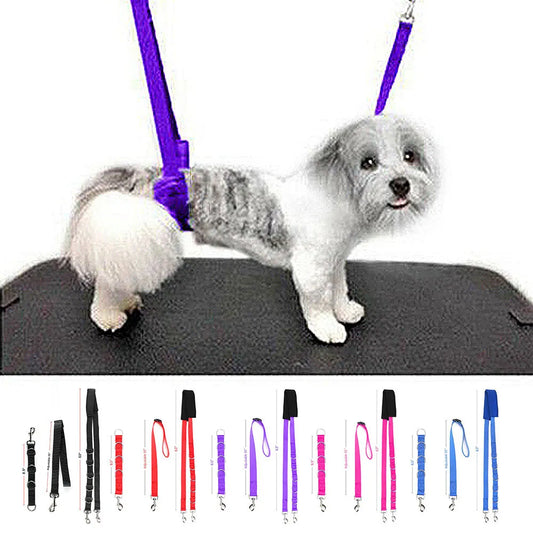 3Pcs Portable Pet Traction Belt Adjustable D-Rings Bathing Band