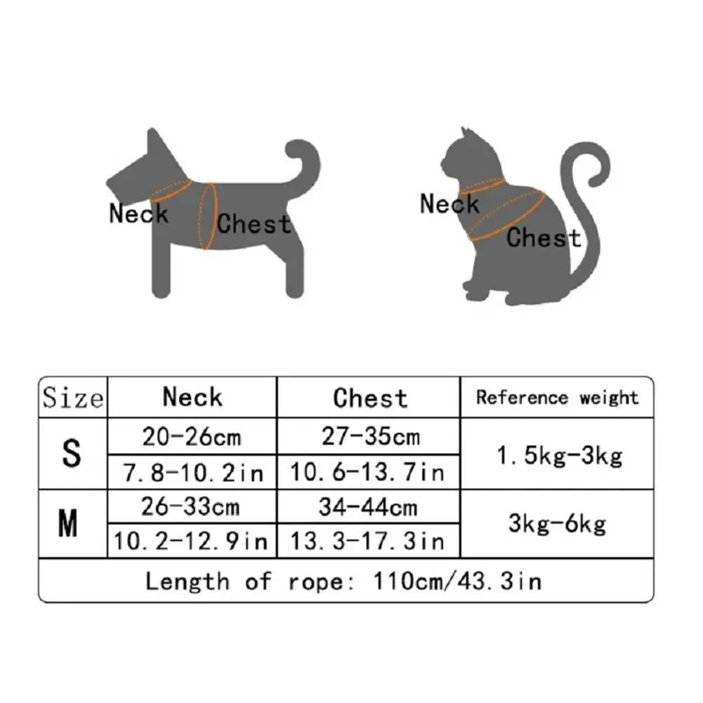 Pet Harness Breathable Leash