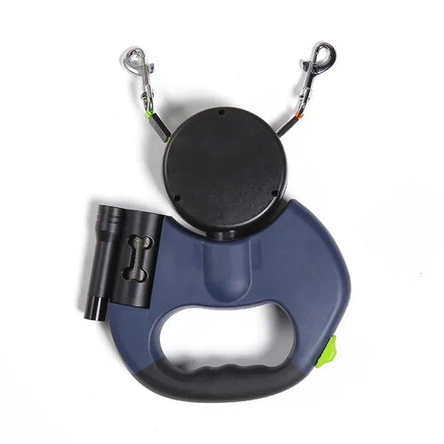 LED Automatic Retractable Traction Rope with Two-Headed
