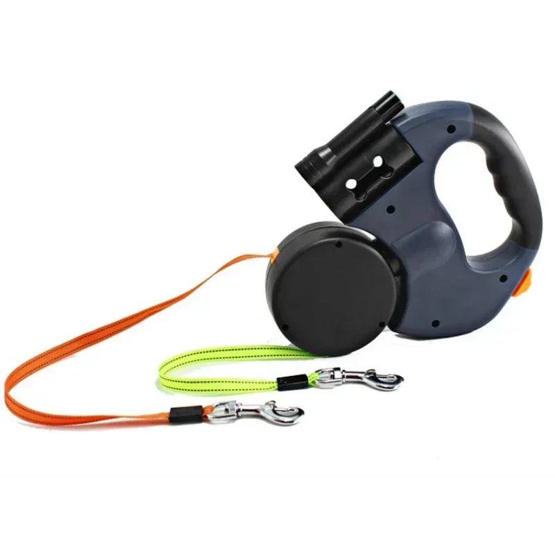 LED Automatic Retractable Traction Rope with Two-Headed