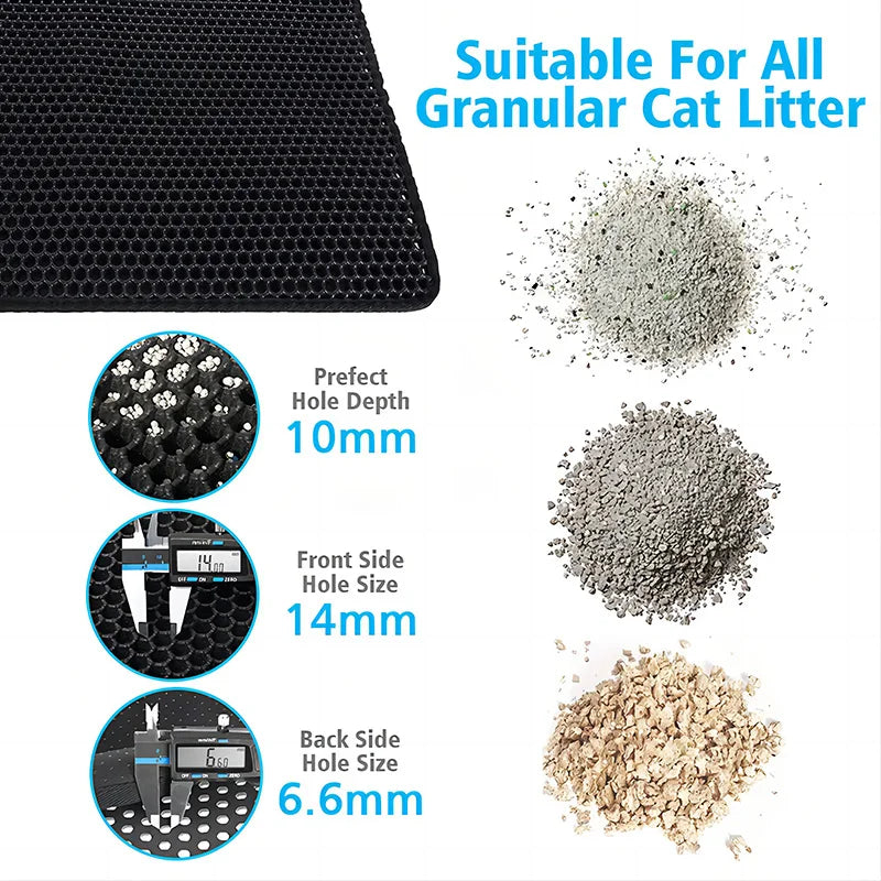 Pet Litter Mat Waterproof Double Layer